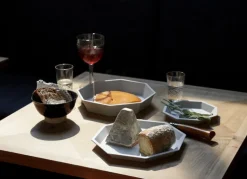 1616 / arita japan TY Anise 150 skål, oglaserad grå