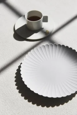 1616 / arita japan TY Palace 220 tallrik, oglaserad grå