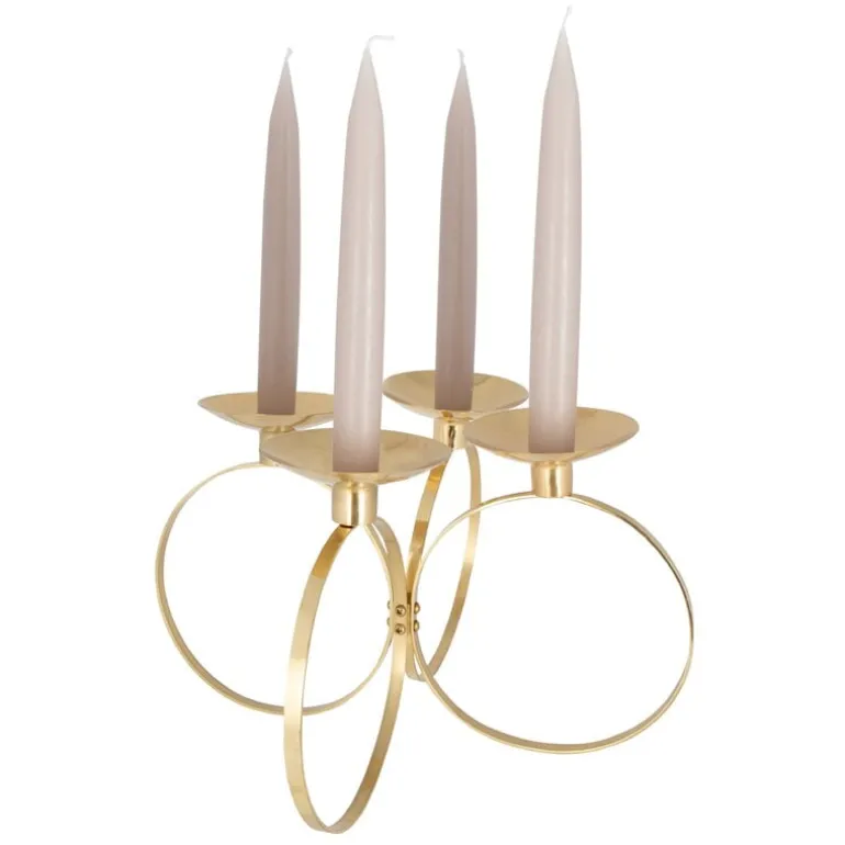 Aarikka Pöytälukki ljushållare, mässing