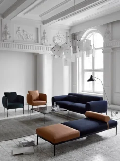 Adea Bonnet clubfåtölj, anilinläder