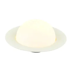 AGO Alley Still bordslampa, dimbar, liten, äggvit