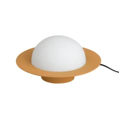 AGO Alley Still bordslampa, dimbar, liten, senap