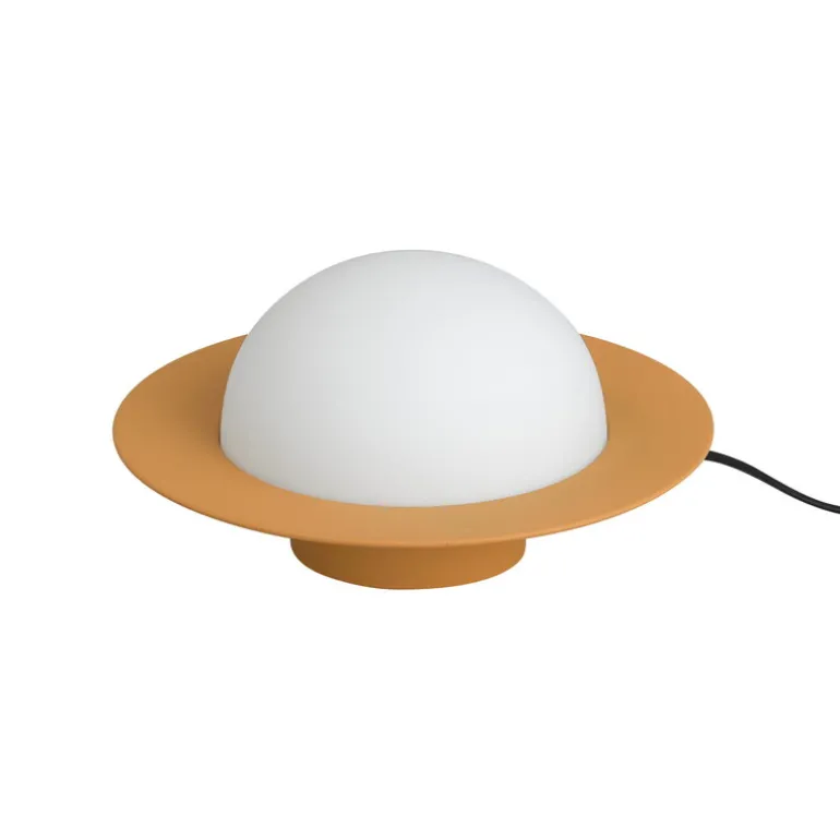 AGO Alley Still bordslampa, dimbar, liten, senap