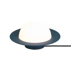 AGO Alley Still bordslampa, dimbar, liten, mörkblå