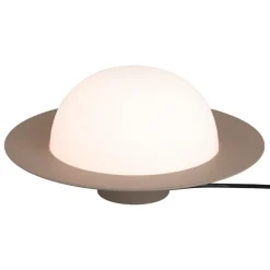 AGO Alley Still bordslampa, stor, lergrå