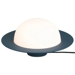 AGO Alley Still bordslampa, dimbar, stor, mörkblå