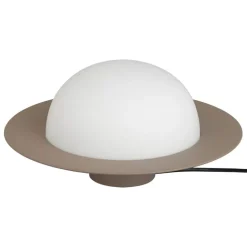 AGO Alley Still bordslampa, dimbar, stor, lergrå