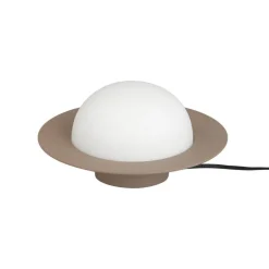 AGO Alley Still bordslampa, dimbar, liten, lergrå