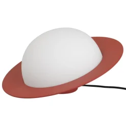 AGO Alley Tilt bordslampa, dimbar, stor, tegelröd