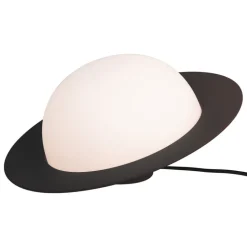 AGO Alley Tilt bordslampa, dimbar, stor, träkol