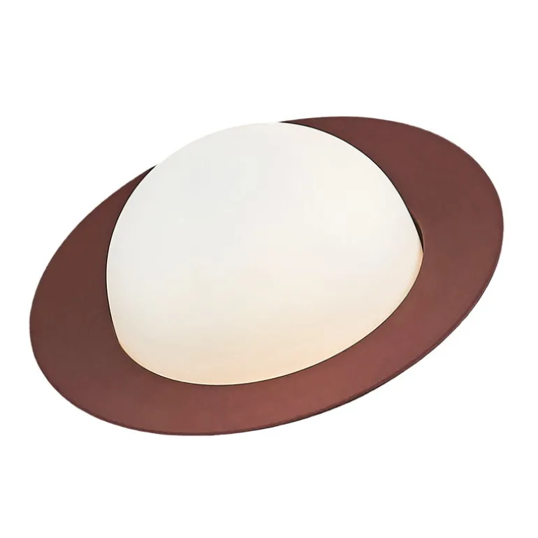 AGO Alley Tilt bordslampa, dimbar, liten, vinröd