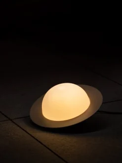 AGO Alley Tilt bordslampa, dimbar, stor, äggvit