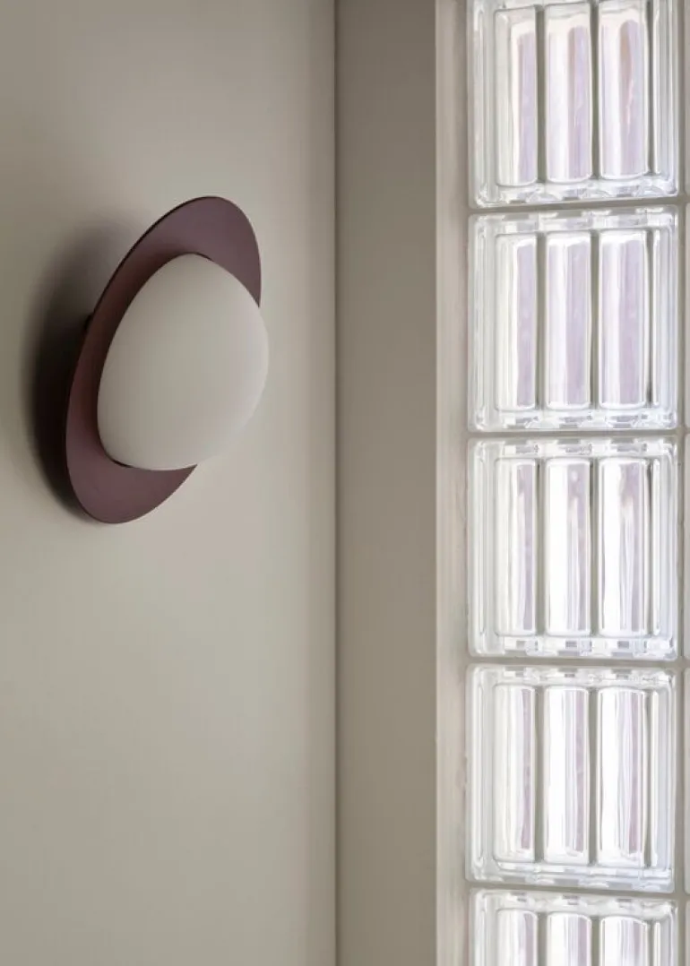 AGO Alley vägglampa, inbyggd LED, stor, grön