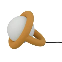 AGO Balloon bordslampa, dimbar, senap