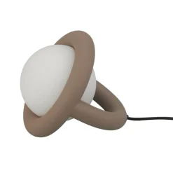 AGO Balloon bordslampa, dimbar, lergrå