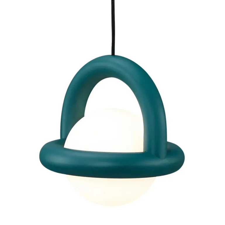 AGO Balloon pendellampa, dimbar, grön