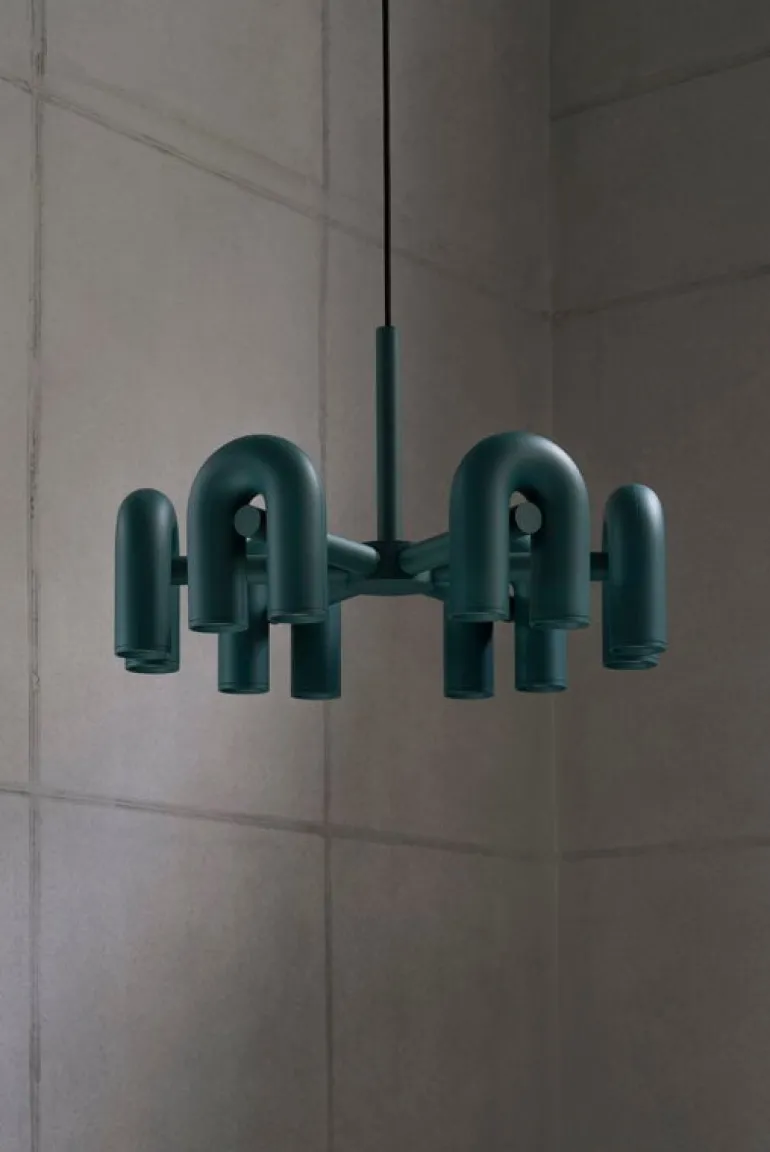 AGO Cirkus takkrona, stor, grön