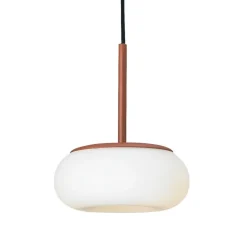 AGO Mozzi pendellampa, dimbar, liten, terrakotta