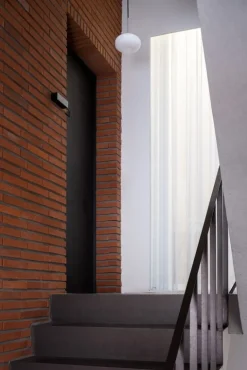 AGO Mozzi pendellampa, dimbar, liten, terrakotta