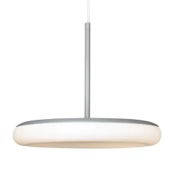 AGO Mozzi pendellampa, dimbar, stor, grå