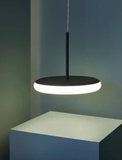 AGO Mozzi pendellampa, dimbar, stor, äggvit