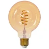 Airam SmartHome WiFi LED-lampa G95, E27 5,5 W 350 lm 1800–3000 K, bärn