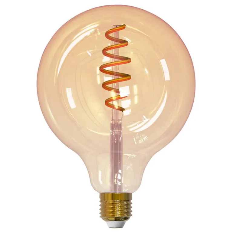 Airam SmartHome WiFi LED-lampa G125, E27 5,5 W 350 lm 1800–3000 K, bär