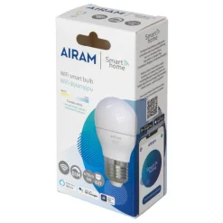 Airam SmartHome WiFi LED-lampa P45, E27 5 W 470 lm 2700–6500 K, opal