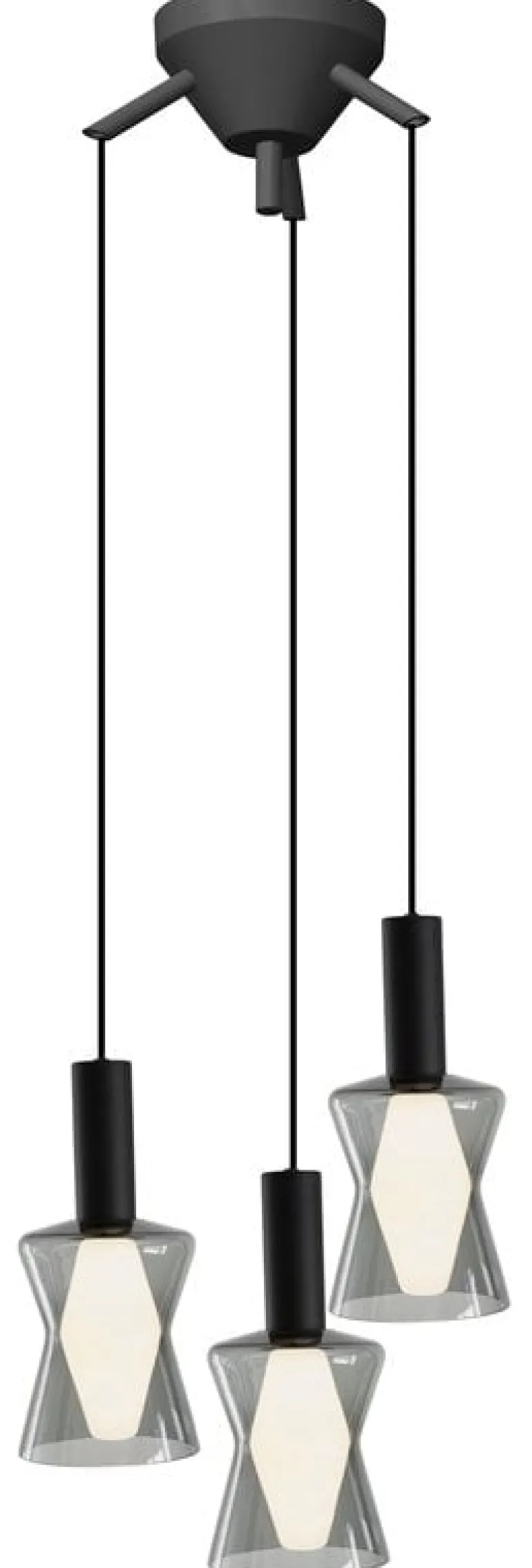 Airam Takkupa med 3 uttag, svart