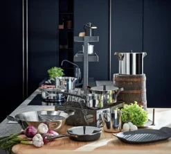 Alessi Edo gryta med handtag 20 cm, 2,8 l