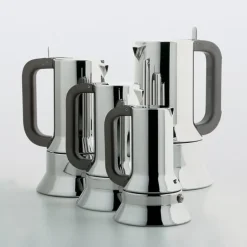 Alessi Espresso 9090 espressobryggare, 3 koppar