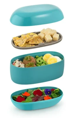 Alessi Food à porter lunchlåda, röd