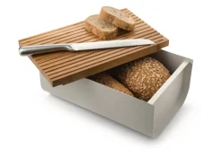 Alessi Mattina brödlåda, grå