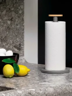 Alessi Mattina köksrullehållare, mörkgrå