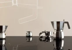Alessi Moka espressomaskin, 6 koppar