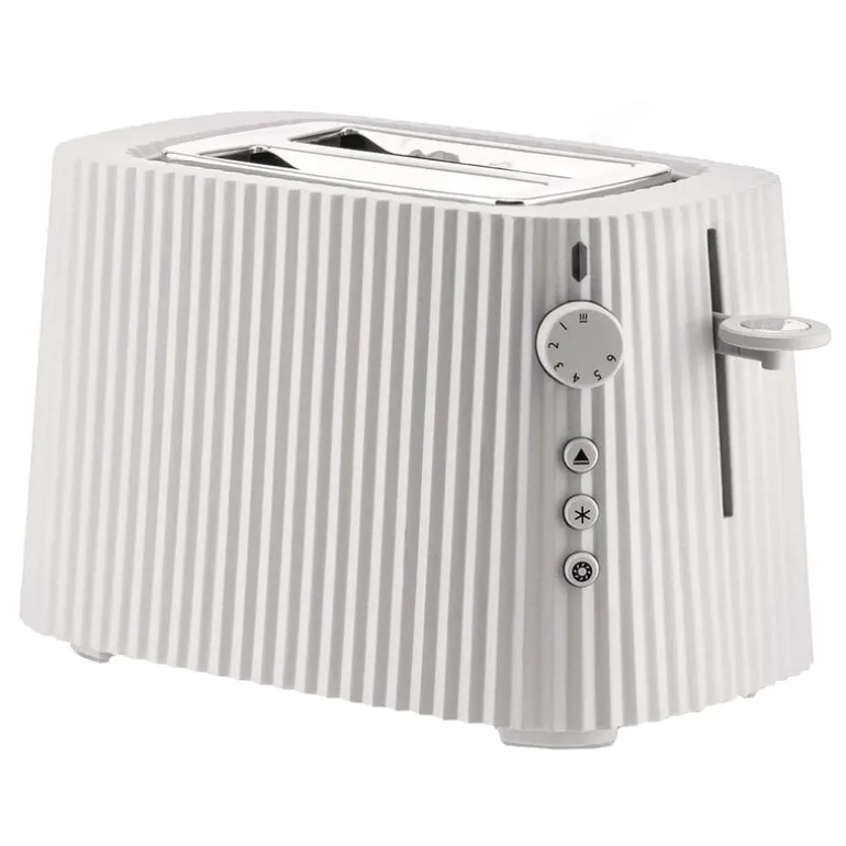 Alessi Plissé brödrost, vit