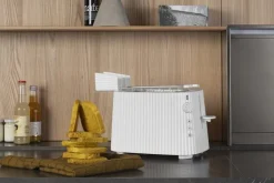 Alessi Plissé brödrost, vit