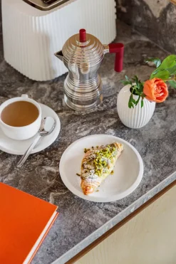 Alessi Plissé brödrost, vit