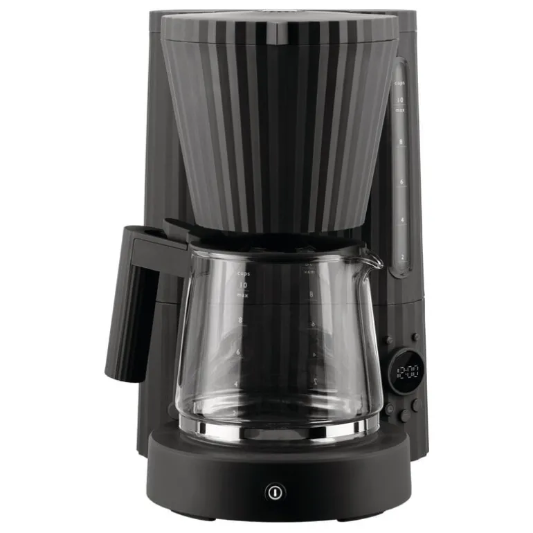 Alessi Plissé filterkaffebryggare, svart