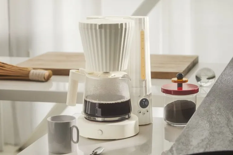 Alessi Plissé filterkaffebryggare, svart