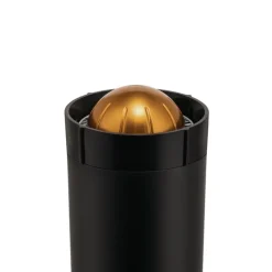 Alessi Plissé kapselkross, svart