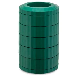 Alessi Plissé kapsylhållare för espressokaffe, grön