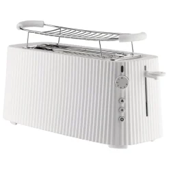 Alessi Plissé Long brödrost, vit
