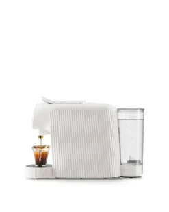 Alessi Plissé L'Or Barista från Alessi kapselmaskin, vit