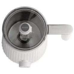 Alessi Plissé mjölkskummare, vit