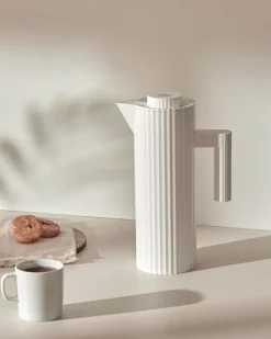 Alessi Plissé termoisolerad kanna, vit