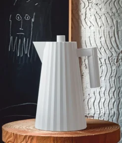 Alessi Plissé vattenkokare 1,7 l, vit