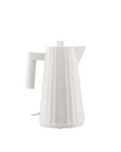 Alessi Plissé-set, brödrost och vattenkokare, 1,7 l, vit