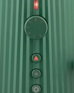 Alessi Plissé-set, brödrost och vattenkokare, 1,7 l, grön