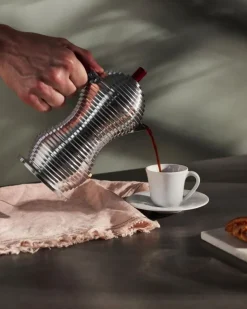 Alessi Pulcina espressobryggare för induktionshäll, 3 koppar, aluminium